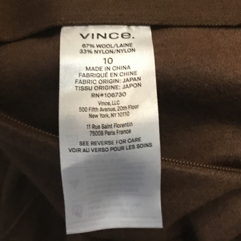 Vince Classic Brown Trousers - Picture 7 of 16